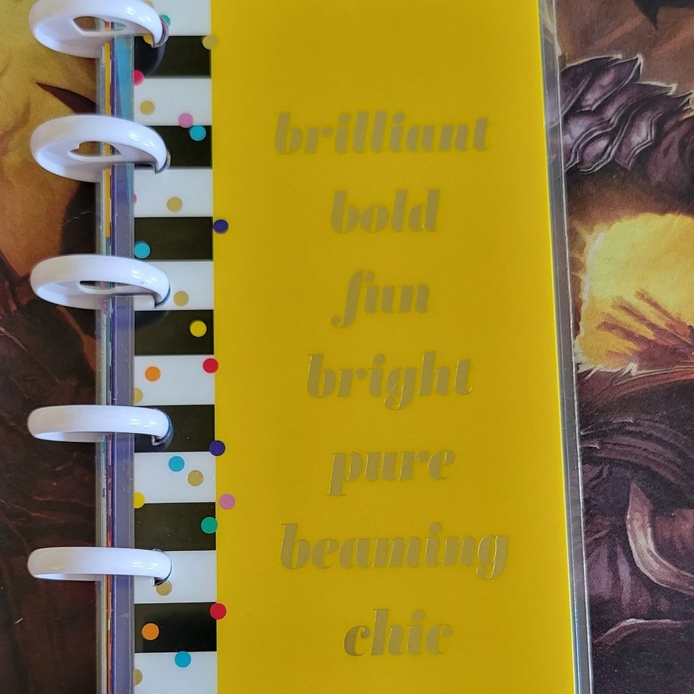 Happy Planner Skinny Mini Notebook Brilliant and Bold